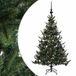 vidaXL Kunstkerstboom met kerstbal 120 cm 150 LED's Warmwit