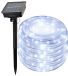 OrangeCartB.V Énergie solaire, tube lumineux LED, guirlande lumineuse de Noël, décoration de cour extérieure, éclairage de fête, petite veilleuse, lumière blanche 12 mètres 100