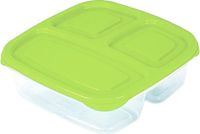 Plasticforte Vershoudbakje 3-vaks - 1,2L - Groen