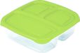 Plasticforte Vershoudbakje 3-vaks - 1,2L - Groen