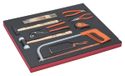 Bahco Foaminlay Fit&Go 3/3 met slaggereedschap | tangen en metaalzagen - 9-delig - FF1A41
