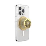 PopSockets: PopGrip Rond voor MagSafe - Adapterring voor MagSafe inbegrepen - Uitbreidende telefoonstandaard en grip met verwisselbaar bovenblad voor smartphones en hoesjes - Mae Flower with Pearl