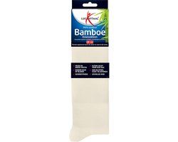 Lucovitaal bambolux Lucovitaal Bamboe Kniesokken Ecru 39-42