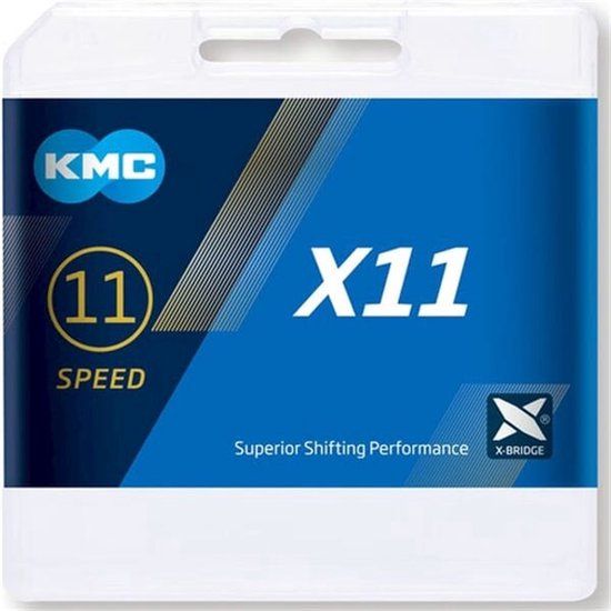 KMC Ketting 1/2-11/128 118L X11 Aurora Blue