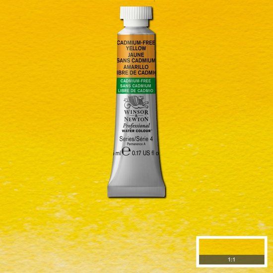 Winsor & Newton Professional Aquarelverf 5ml | Cadmium-Free Yellow