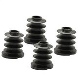 Wagner QuickClick® 15787500 Set van 4 kunststof meubelglijders, zwarte basis om in elkaar te steken, 4 sokkels, Smart kunststof, diameter 21/25 x 3/5/25 mm, helling 6°, Made in Germany