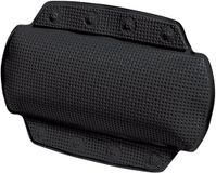 Spirella Badkussen Alaska met 8 zuignappen antibacterieel - antislip wasbaar - zwart - 23 x 32 cm