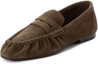 Tamaris - Dames - Loafers - Groen - Suède - Maat 41