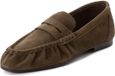 Tamaris - Dames - Loafers - Groen - Suède - Maat 41