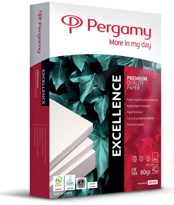 Pergamy Excellence printpapier ft A4 80 g pak van 500 vel