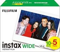 instax Fujifilm WIDE film 50-pak 5X10, Witte rand, 50 shot