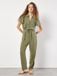 Apricot APRIT GmbH Jumpsuit met knoopsluiting Khaki Dames L