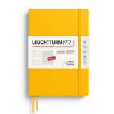 Leuchtturm1917 Agenda en Notitieboek 2026/2027 A5 Hardcover Zonnebloem