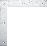 Alberts 847692 raamhoek | sendzimir verzinkt | 200 x 200 x 30 mm | set van 10