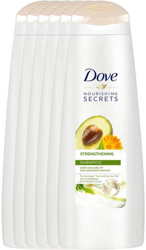 Dove 6x Shampoo Ã¢â‚¬â€œ 6x 250ml - Strengthening Ritual Avocado - Voordeelverpakking