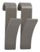 MSV Handdoekenhaak Taupe 2 stuks
