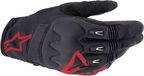 Alpinestars Techdura Handschoenen Vuurrood Zwart - Maat M