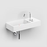 Clou Wash Me wastafel 75x32cm Wit mat Composiet - CL/02.13135