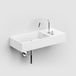 Clou Wash Me wastafel 75x32cm Wit mat Composiet - CL/02.13135