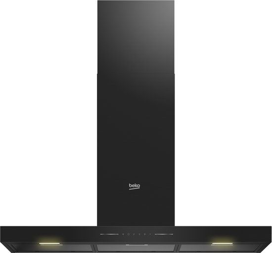 Beko BHCB96641BBBHS - Afzuigkap - 90cm - Zwart