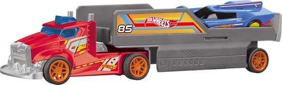 Mondo - Hot Wheels Double Truck draadloze vrachtwagen, kleur zwart, 63681