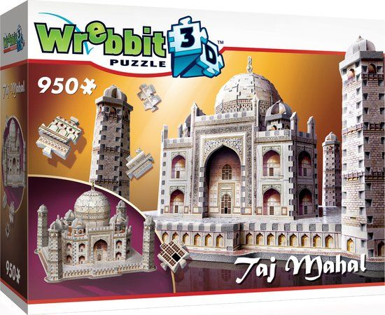 Wrebbit 3D Puzzel - W3D-2001 - 12+ jaar - Grijs