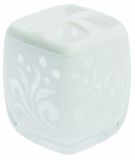 Fantasia Fleur-Collection Tandenborstelhouder, Acryl, Wit