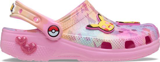 Crocs - Classic Pikachu Pink Clogs Kids - Maat 33-34 - Unisex - Multi