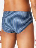 Schiesser Badehose Ocean Swim blauw gestreept