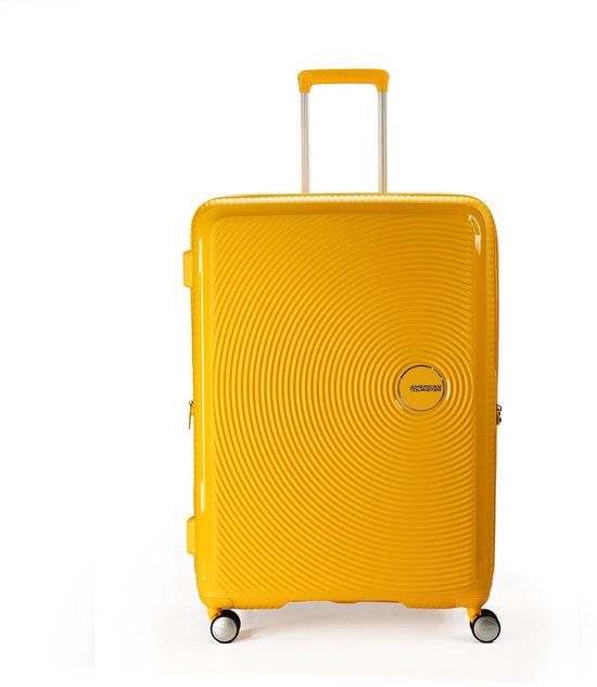 American Tourister Soundbox Spinner 80/30 TSA EXP Trolley Golden Yellow