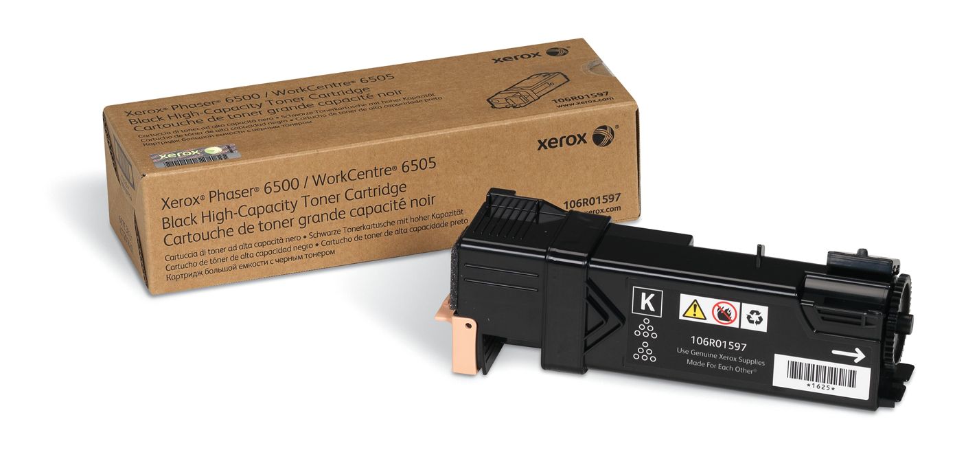 Xerox 106R01597 toner cartridge zwart (3.000 pagina's) voor Xerox Phaser 6500/WorkCentre 6505