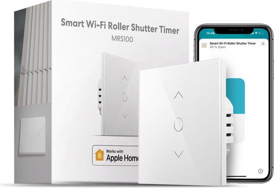 Meross Smart WiFi Roller Shutter Timer - Compatible with Alexa, Apple HomeKit, Google Assistant - MRS100