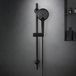 Görbach Aluminium handdoekhouder, handdoekstang, doekrek, mat zwart (7-40MS)