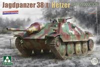 TAKOM Modelbouwpakket Militaire voertuigen - 2170X Jagdpanzer 38(t) Hetzer Early Production - Limited Edition Plastic - 1:35 - Modelbouw
