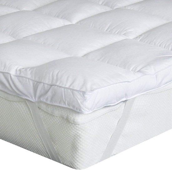 Bedecor Ultrazachte matrasoplegger, microvezel polyester matrastopper, gevuld matras, ademend, 120 x 200 cm