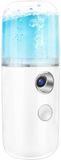 Merkloos Mini Nevelsproeier - Oplaadbare Huidbevochtiger - 30 ml Waterreservoir - Wit
