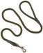 Ancol Heritage Nylon Touw Hondenriem Groen Sterk Duurzaam Weerbestendig Diamant Weefsel Heavy Duty Trigger Haak Lederen Joint Afwerking Comfortabele Grip Huisdier Puppy Wandelen Accessoire 1,07 m x 10