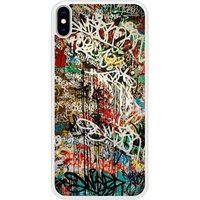 Apple iPhone XS Graffiti 1 Verstevigd hoesje met sublimatie bedrukking