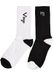 Mister Tee Chaussettes unisexes, Noir/blanc, 39-42 EU
