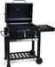Wiltec chariot de barbecue avec four à charbon de bois