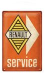 Nostalgic Art Merchandising Nostalgic-Art Metalen Bord 20x30 cm Renault Service