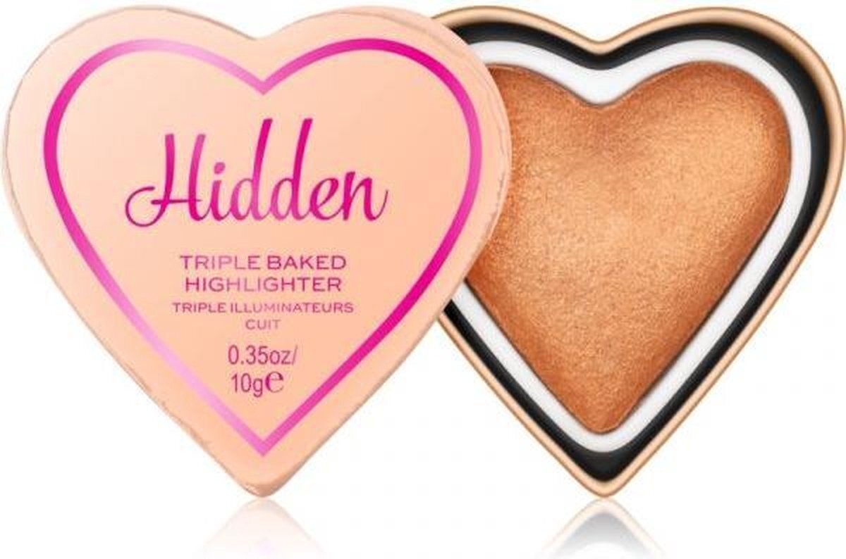 Makeup Revolution I Heart Revolution Glow Hearts Hidden Highlighter - 10g