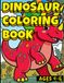 Dinosaur Coloring Book: Easy and Fun Dinosaur Coloring Book for Kids Ages 4-6
