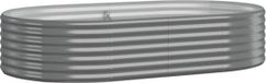 vidaXL Plantenbak 175x100x36 cm gegalvaniseerd staal grijs