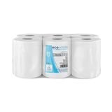 García de Pou 160,69 Maxi Barrel Handdroger Ecolabel 2-laags, 400 vellen, 19 G/M2, diameter 19 x 21,6 cm, 6 stuks, wit