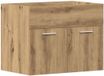 vidaXL Wastafelkast - 60x38,5x46 cm - Bewerkt Hout - Artisanaal Eikenkleur