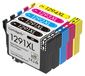Cartouches d'encre Multipack - Noir, cyan, magenta, jaune - 5 pièces