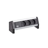 BACHMANN Bureau 3 x UTE 35° zwart - Ingang en uitgang: GST18