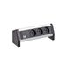 BACHMANN Bureau 3 x UTE 35° zwart - Ingang en uitgang: GST18