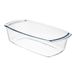 Bakvorm Bol Bakvorm van glas, 1,5 liter, speciale vorm, 27 x 14 x 7 cm